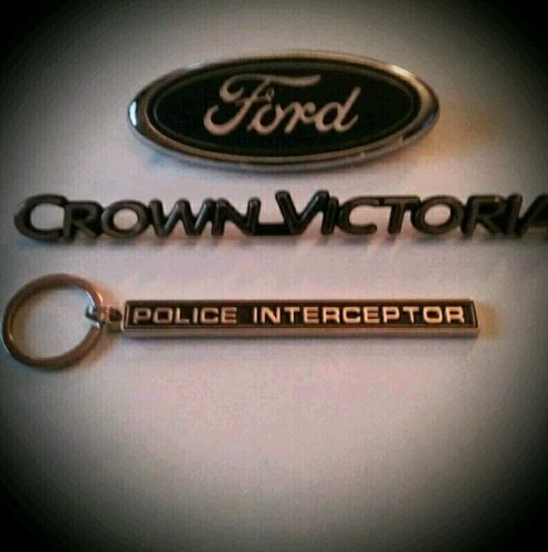 D8 only Police Interceptor badge keychain