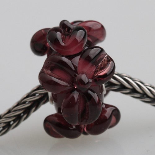 5pcs Big Flower Murano Glass Bead lampwork Fit European Charm Bracelet