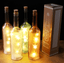 Wedding Table Decor Coloured Glass Bottle w// LED Star Lights Night Light NEW