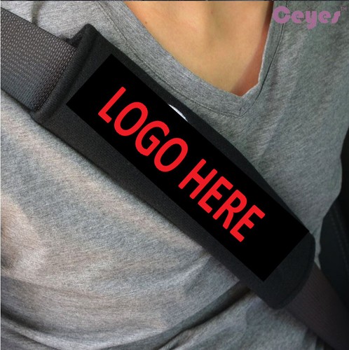 Pair of 2x Vauxhall seat belt shoulder pads covers buckle baby safety cushion