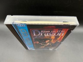 Rise of the Dragon (Sega CD, 1994) CIB COMPLETE W/Manual, Reg, & Foam Pristine