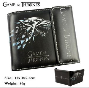 Game of Thrones wallet cartoon Wolf head/'s logo purse unisex new buckle wallet