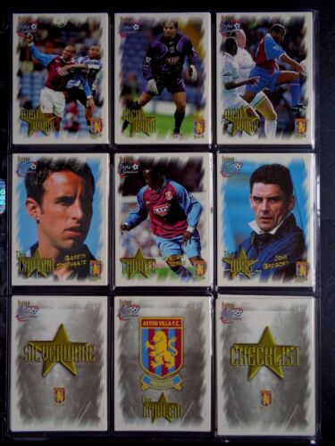 EXCELLENT ASTON VILLA FANS SELECTION 1999 *PICK THE CARDS YOU NEED* FUTERA 