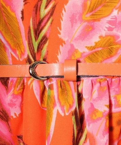 Smash Barcelona S-XXL UK 10-18 RRP ?52.50 Sorocaba Dress Orange Tropical Floral
