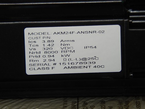 Kollmorgen AKM24F-ANSNR-02 Servomotor New