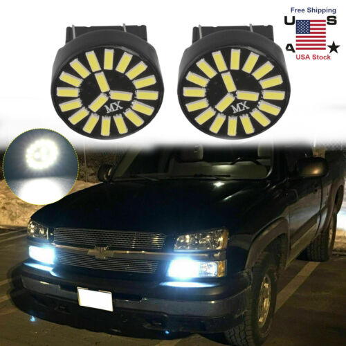 For Chevrolet 3157 LED Driving Daytime Running Turn Signal Parking Light Bulbs 