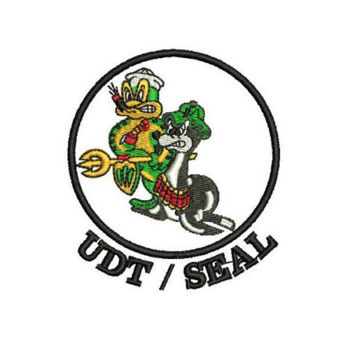 SEAL Freddie the Frog Embroidered Polo Shirt Underwater Demolition Team UDT 