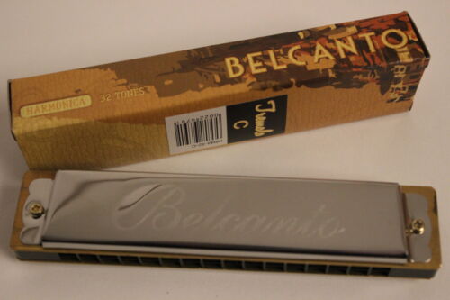Mundharmonika Harp C Belcanto 32 chörig Tremolo mehr als 100 x verkauft NEU!!