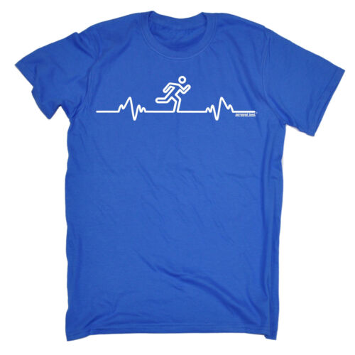 Running Heart Beat Pulse T-Shirt Jogging Courir Jogging Runner Gym Cadeau Anniversaire