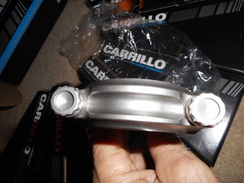 Nice set of carrillo 8 rods 708 pin 6.200 honda lentz crower pankl 1.850 nascar