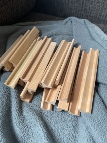 Lot of 20 Scrabble Game Wood Wooden Letter Tile Holders Racks Trays Replacement