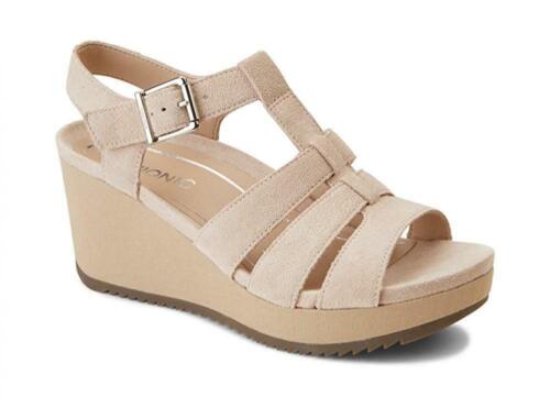 Vionic Women's Hoola Tawny T-Strap Wedge Ladies Platform Sandal with... 