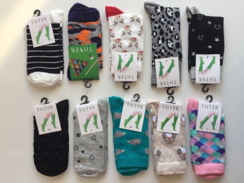 20 pairs ladies women luxury socks coloured design cotton rich UK size  4-7 HYLM