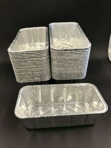 2 lb Loaf Pans Handi Aluminum Foil New  25 count Free SHIPPING 