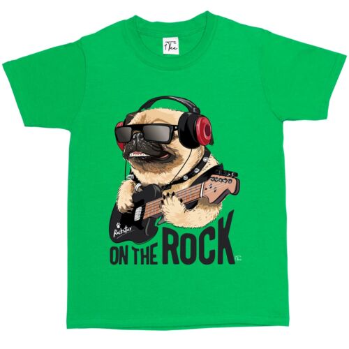 1Tee Enfants Garçons Rockstar Carlin T-Shirt