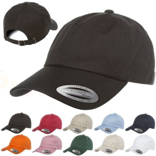 ss Yupoong 6245CM Adjustable Low Profile Unstructured Cotton Cap Dad Hat  B3G1 