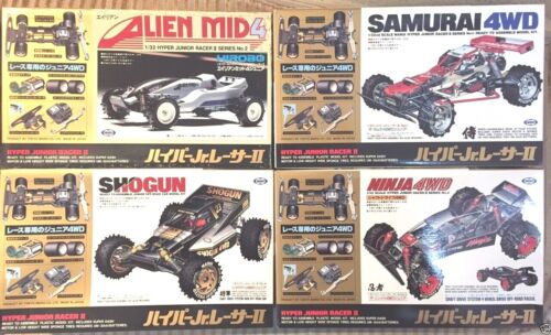 NEW JAPAN MARUI SAMURAI+NINJA+HIROBO Alien Mid4+SHOGUN SET For TAMIYA MINI 4WD
