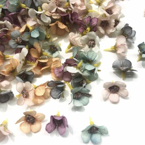 Pastel Blossom Assorted Style 17-10 Pack Artificial Silk Flower Heads