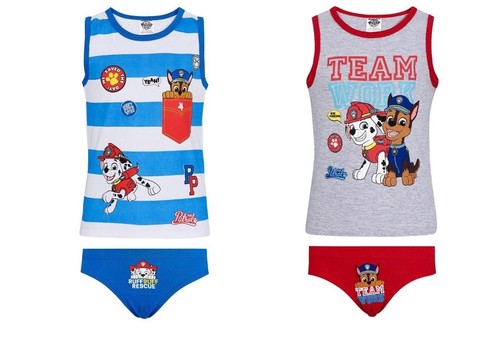 Set giovani Camicia SLIP PAW PATROL 98 104 110 116 128 #195 NUOVO Biancheria Intima 2tlg