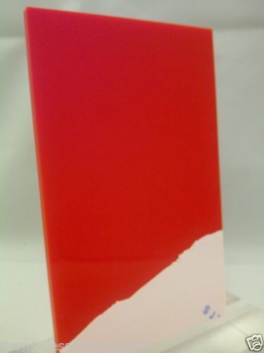 Rouge 440 en couleur PLASTIQUE PERSPEX 3mm acrylique feuille CUSTOM PANNEAU à 