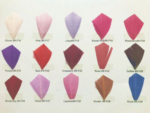 80 Farben Gans Twisted Halterung Millinery Hüte Fascinator Perlen Pfauenfeder 