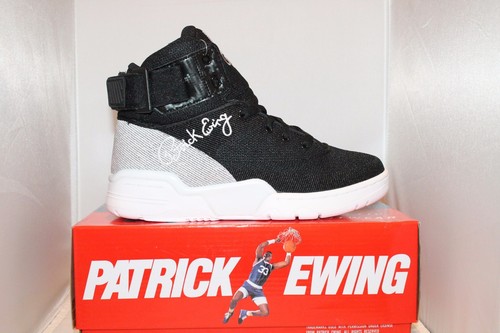 White NEW Mens Ewing Athletics Patrick Ewing 33 HI Weave Knit Collection Black