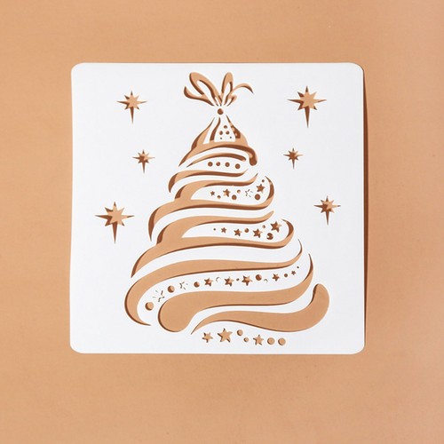 hágalo usted mismo Craft plantilla plantilla plantilla de árbol de Navidad Feliz navidad plantilla