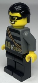 Lego City Burglar 2 (Minifigure, CTY02363, 60008, Police Station) Canadian