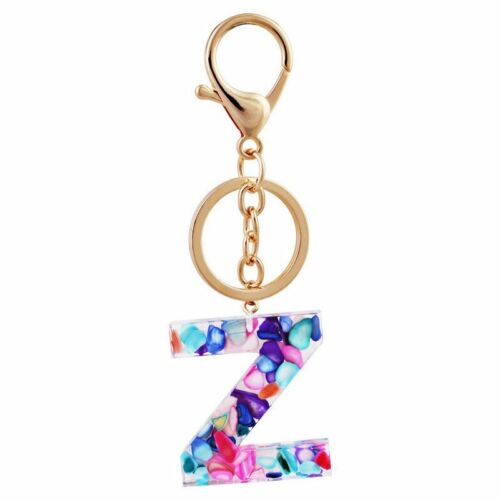 26 Letter Pendant Key Chain For Women Men Keychain A To Z Keyring Holder Gift