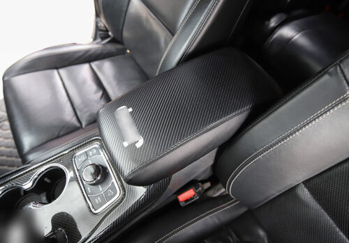 For Jeep Grand Cherokee 11-2021 Carbon Fiber Central Console Armrest Box Holster 