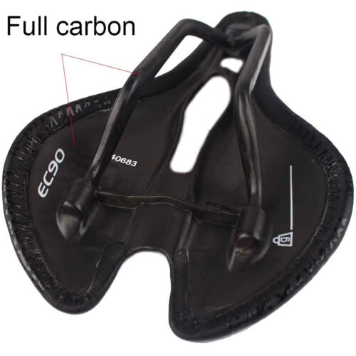 EC90 Bicycle Cushion Carbon fiber Wide Seat Soft Comfort MTB/Road Bike Saddle US 