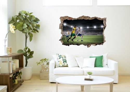 FOOTBALL BALLON terrain Mural Sticker Autocollant d0629