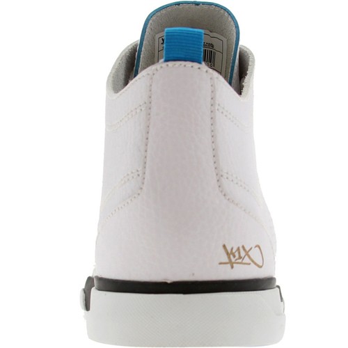 $99.99 K1X KIX Shoes 80s LE white black cyan 0063-1045