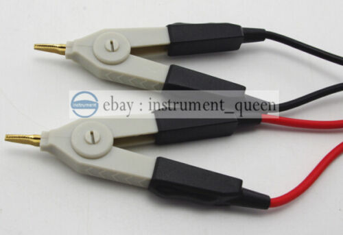 LCR Meter Test Leads Probes Terminal Kelvin Clip Wires 4mm Banana  Clip Cable 