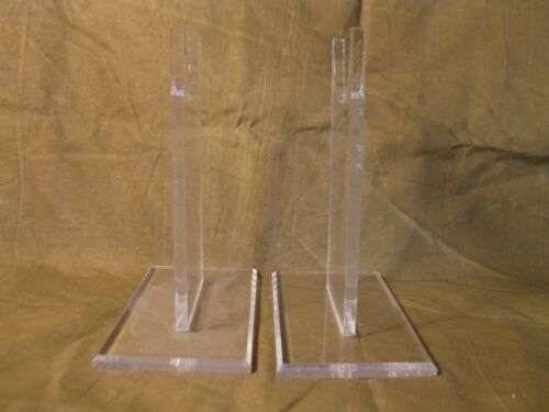 Three sets of rifle stands 5/" inch plus 7/" and 9/" Premium Acrylic Display stands