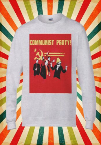 Parti Communiste Banksy Lénine Staline Hommes Femmes Unisexe Top Sweat À Capuche Sweat 686