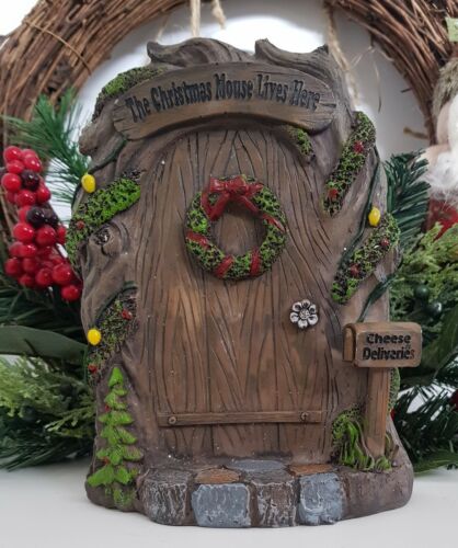 Christmas Santa Elves Fairy Workshop Door Wreath Rabbit Glitter Finish 3 Design 