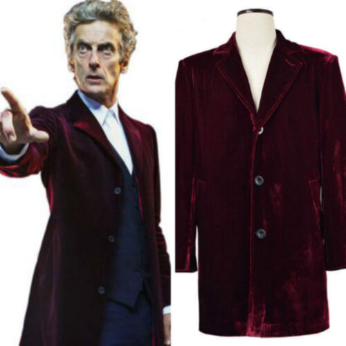 Details about   Doctor Who Twelfth 12th Dr Coat Velvet coat Jacket uniform Cosplay Costume 