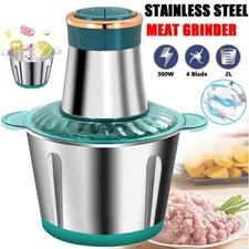 Mini Kitchen Food Blender Chopper | Small Electric Mixer Processor W/ 2L Foods