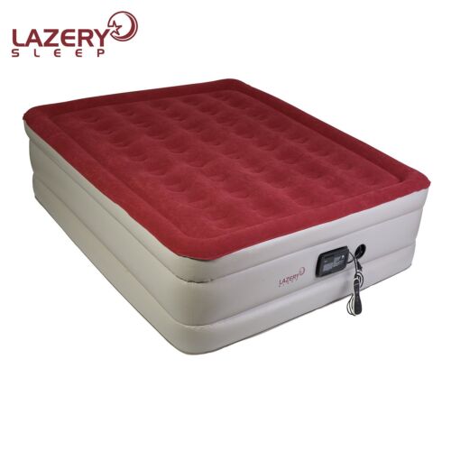 Lazery Sleep inflatable QUEEN Air Mattress Airbed with Built-In Electric Pump