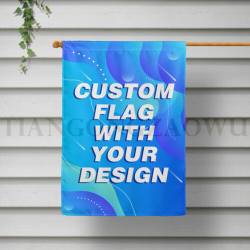 12x18 inch/ 28x40 inch size Custom House Flag with Your Design Double Sided 
