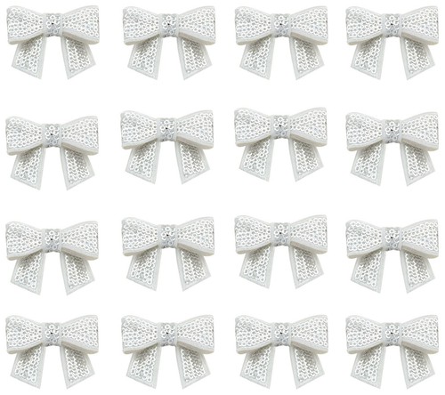 6//12pcs 2/" 5cm fiocchi luccicanti paillettes Bowknot fai da te ECO QUALITY Craft SVENDITA