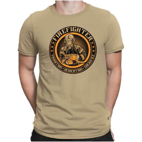 Fire Fighter Badge camiseta divertida para hombre PAPAYANA Bombero 112