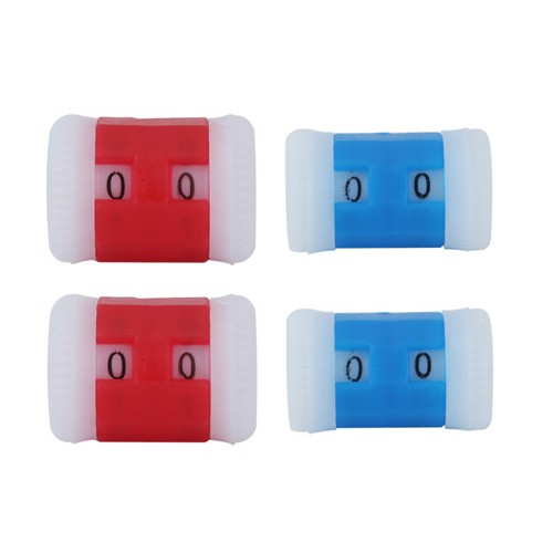 4 pcs Plastic Crochet Knitting Needle Row Counter Round Stitch Tally Marker