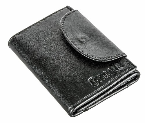 Du porte-monnaie Portefeuille Porte-Monnaie Petit Cuir noir 310