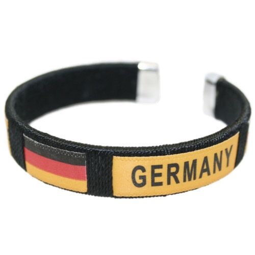 Deutschland Armband Armreif Armspange schwarz  neu