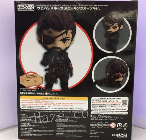 Metal Gear Solid Venom Snake Nendoroid PVC Figure Model Toy Gift 4/"