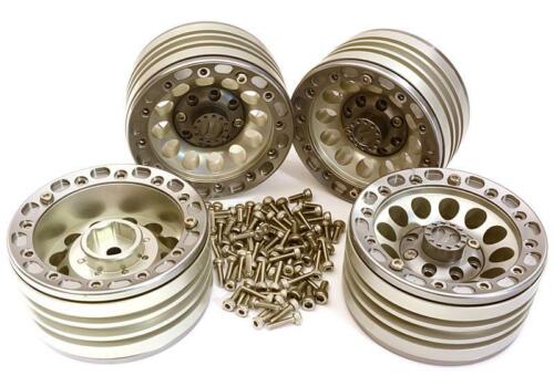 RC Billet Machined 1.9 Alloy Wheels for Traxxas TRX-4 Scale & Trail Crawler 