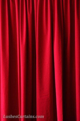 Cherry Red 84 inch H Velvet Curtain Panel w//Grommet Top Eyelets Window Drapes