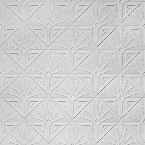 RD576 ANAGLYPTA Texturé Blanc Recouvrable ART DECO Paradiso papier peint 